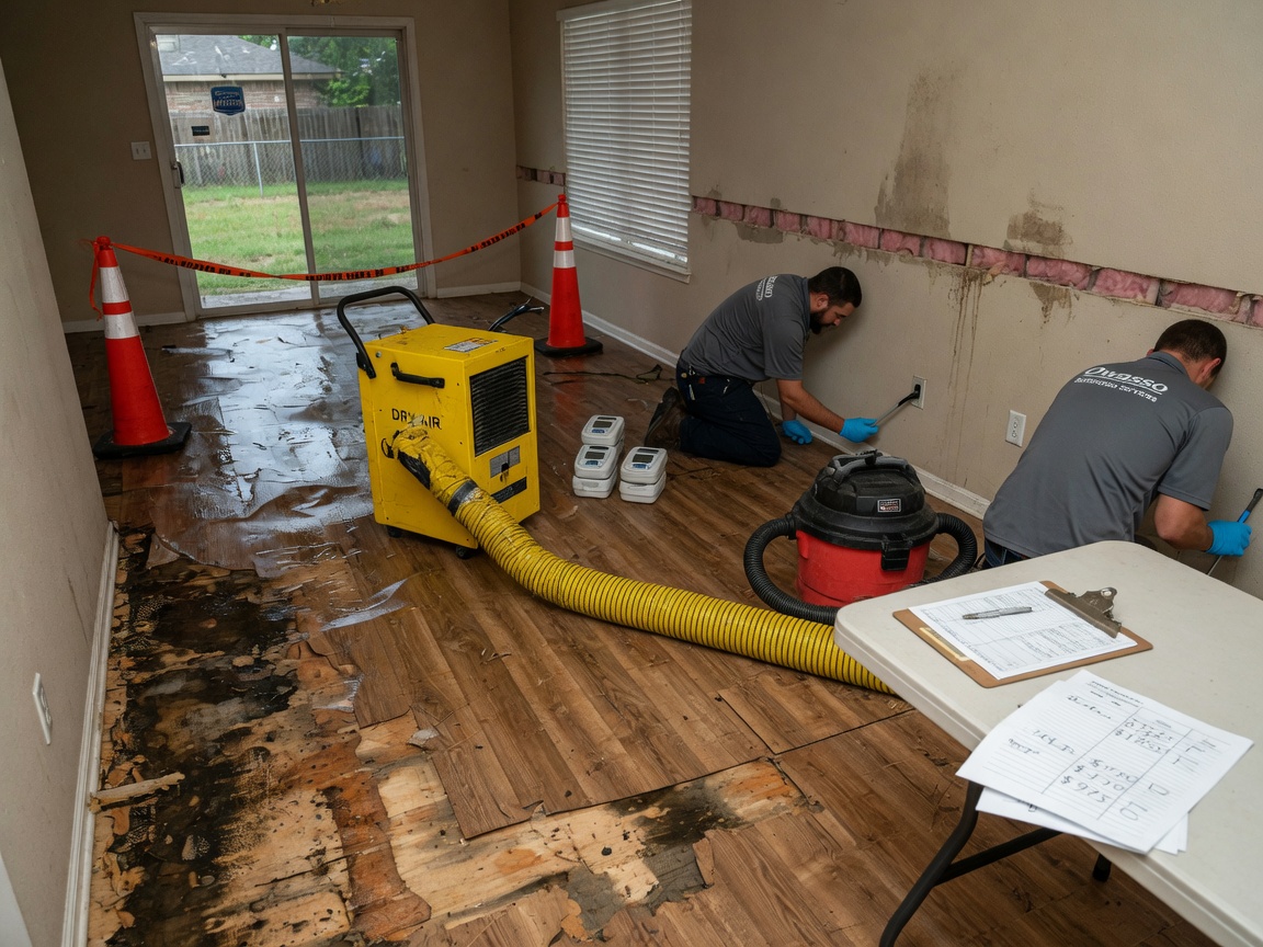 How Much Does Water Damage Cleanup Cost in Owasso?
