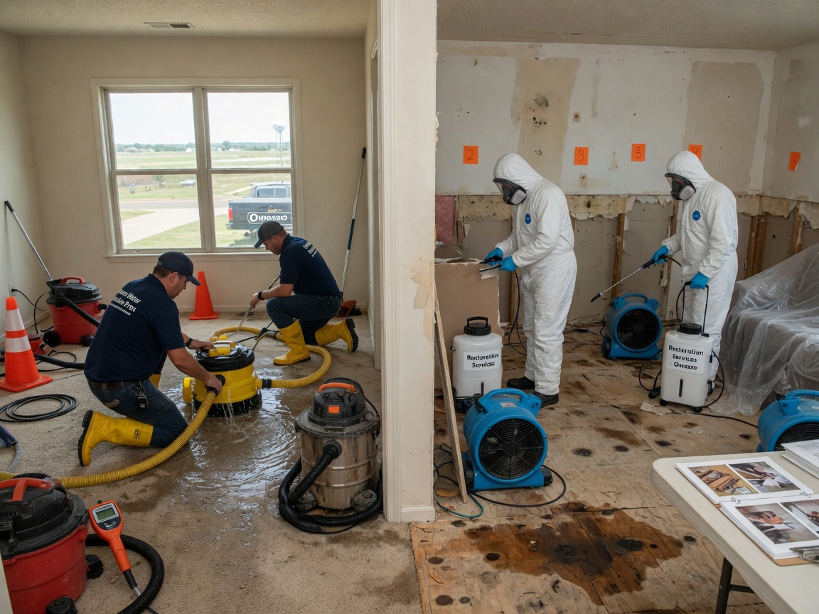 Water Extraction vs. Water Damage Restoration in Owasso: What’s the Difference